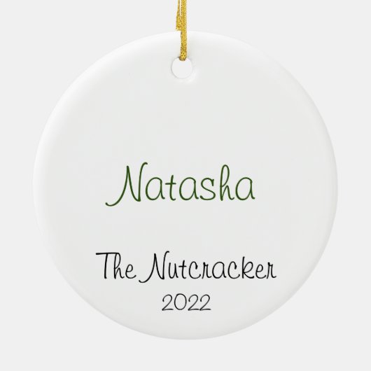 Gepersonaliseerd Arabisch keepomwille keramisch ve Keramisch Ornament (Achterkant)