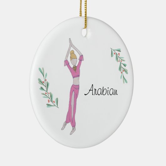 Gepersonaliseerd Arabisch keepomwille keramisch ve Ornament (Rechts)