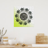 Gepersonaliseerd Arabische kalligrafie-Design Poster (Keuken)