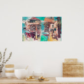 Gepersonaliseerd Arabische kalligrafie-Design Poster (Keuken)