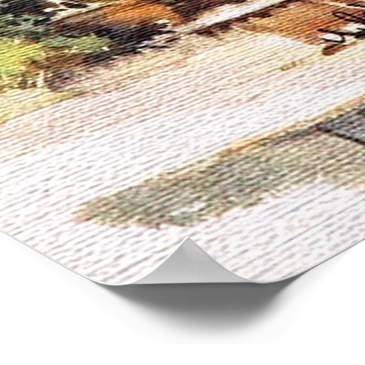 Gepersonaliseerd Arabische kalligrafie-Design Poster (Hoek)