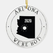 Gepersonaliseerd Arizona-Ornament Keramisch Ornament (Voorkant)