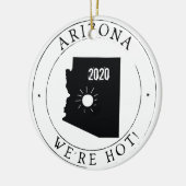 Gepersonaliseerd Arizona-Ornament Keramisch Ornament (Links)