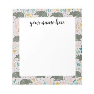 Gepersonaliseerd Armadillo Notitieblok