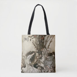 Gepersonaliseerd Arthur Rackham Fairies Fantasy Ta Tote Bag