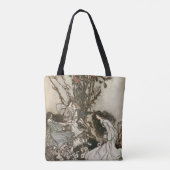 Gepersonaliseerd Arthur Rackham Fairies Fantasy Ta Tote Bag (Achterkant)