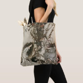 Gepersonaliseerd Arthur Rackham Fairies Fantasy Ta Tote Bag (Dichtbij)