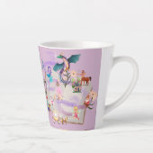 Gepersonaliseerd artikelboek latte mok (Rechts)