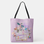 Gepersonaliseerd artikelboek tote bag (Achterkant)