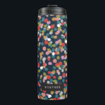 Gepersonaliseerd | Ashley Stippen Thermosbeker<br><div class="desc">Een kleurrijk en hedendaags confetti stip ontwerp van Shelby Allison.</div>