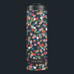 Gepersonaliseerd | Ashley Stippen Thermosbeker<br><div class="desc">Een kleurrijk en hedendaags confetti stip ontwerp van Shelby Allison.</div>