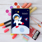 Gepersonaliseerd Astronaut Boy Kind Notitieboek