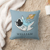 Gepersonaliseerd Astronaut Boy's Sierkussen (Deken)