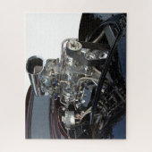 Gepersonaliseerd auto enging legpuzzel (Verticaal)