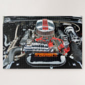 Gepersonaliseerd auto-motor legpuzzel (Horizontaal)