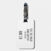 Gepersonaliseerd|| avontuur|| Schotland Bagagelabel (Achterkant verticaal)