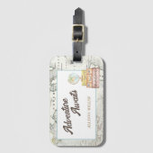 Gepersonaliseerd avontuur wacht op Bagagelabel (Voorkant (verticaal))