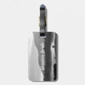 Gepersonaliseerd avontuur wacht op bagagelabel (Achterkant verticaal)