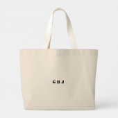 GEPERSONALISEERD AVONTUUR WACHT OP REIZEN GROTE TOTE BAG (Achterkant)