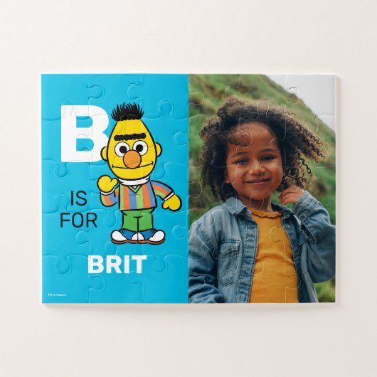 Gepersonaliseerd B is voor Bert | Foto Legpuzzel (Horizontaal)