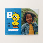 Gepersonaliseerd B is voor Big Bird | Foto Legpuzzel (Horizontaal)