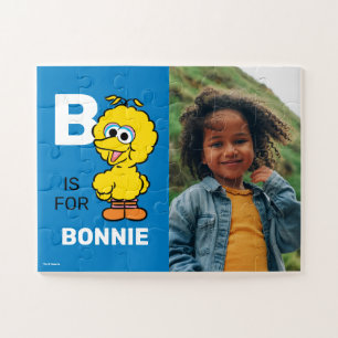 Gepersonaliseerd B is voor Big Bird   Foto Legpuzzel