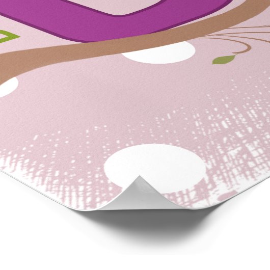 Gepersonaliseerd B-Poster Poster (Hoek)