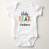 Gepersonaliseerd Baby Beer Boho TeePee Tribal Romper (Voorkant)
