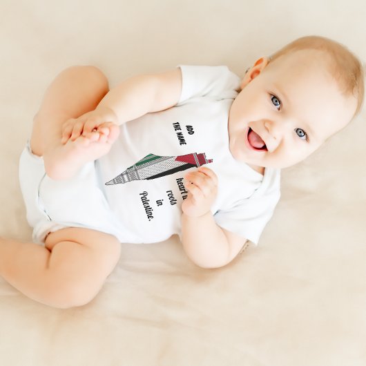 Gepersonaliseerd Baby Bodysuit voor Palestijnse ba