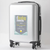 Gepersonaliseerd Baby Brew Funny Beer Theme Sticker (Koffer)