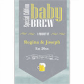 Gepersonaliseerd Baby Brew Funny Beer Theme Sticker (Voorkant)
