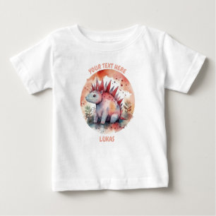 Gepersonaliseerd baby Dinosaur T-shirt