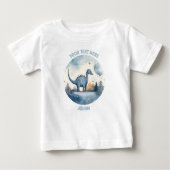 Gepersonaliseerd Baby Dinosaur T-shirt (Voorkant)