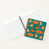 Gepersonaliseerd Baby Giraffe Notitieboek (Binnen)