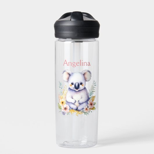 Gepersonaliseerd Baby Koala Beer Waterfles (Voorkant)