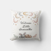 Gepersonaliseerd Baby kussen – Bunny & Beer (Voorkant)