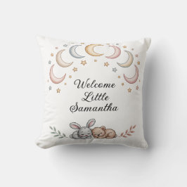 Gepersonaliseerd Baby kussen – Bunny & Beer