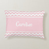 Gepersonaliseerd Baby kussen - Pastel Blush Roze W (Achterkant)