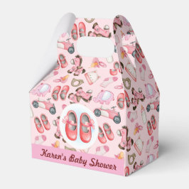 Gepersonaliseerd Baby Meisje Douche Bedankdoosjes