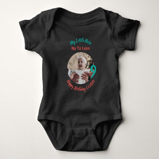 Gepersonaliseerd Baby met Gepersonaliseerd Romper (Voorkant)