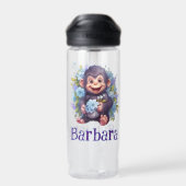 Gepersonaliseerd Baby Monkey Waterfles (Achterkant)