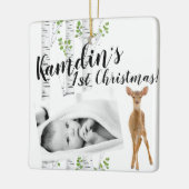 Gepersonaliseerd Baby Ornament Herten Doe Buck Woo (Links)