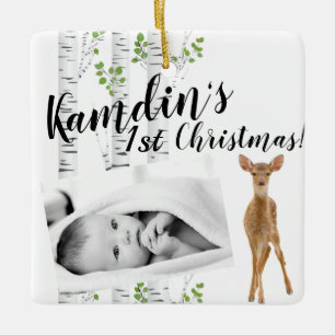 Gepersonaliseerd Baby Ornament Herten Doe Buck Woo