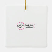 Gepersonaliseerd Baby Ornament Tropische Bloemen o (Achterkant)