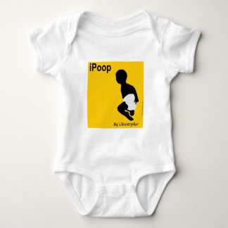 Gepersonaliseerd Baby Shirt, iPoop van Christopher Romper