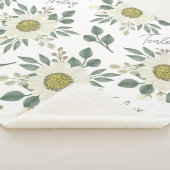 Gepersonaliseerd, Baby shower, Bloemen, Wildflower Sherpa Deken (3/4)