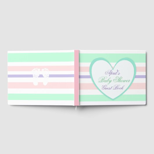 Gepersonaliseerd Baby shower gastenboek (Volledig)