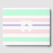 Gepersonaliseerd Baby shower gastenboek (Achterkant)