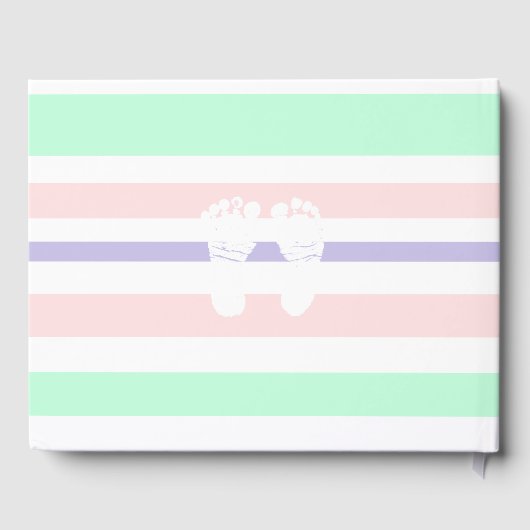 Gepersonaliseerd Baby shower gastenboek (Achterkant)