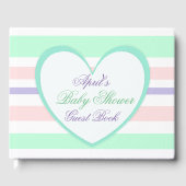 Gepersonaliseerd Baby shower gastenboek (Voorkant)